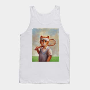 Tennis Cat Tank Top